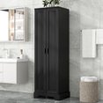 thumbnail image 2 of 71" Tall Storage Cabinet with Two Doors 5 Layer Adjustable Shelf , MDF Board Floor Cabinet for Dinning Room ,Kitchen,Bathroom, Office, 2 of 6