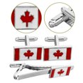 thumbnail image 1 of OULII 1Set Multi Color Flag Cuff-Link Tie Clip Set Metal Shirt Clips for Formal and Casual Wear, 1 of 8