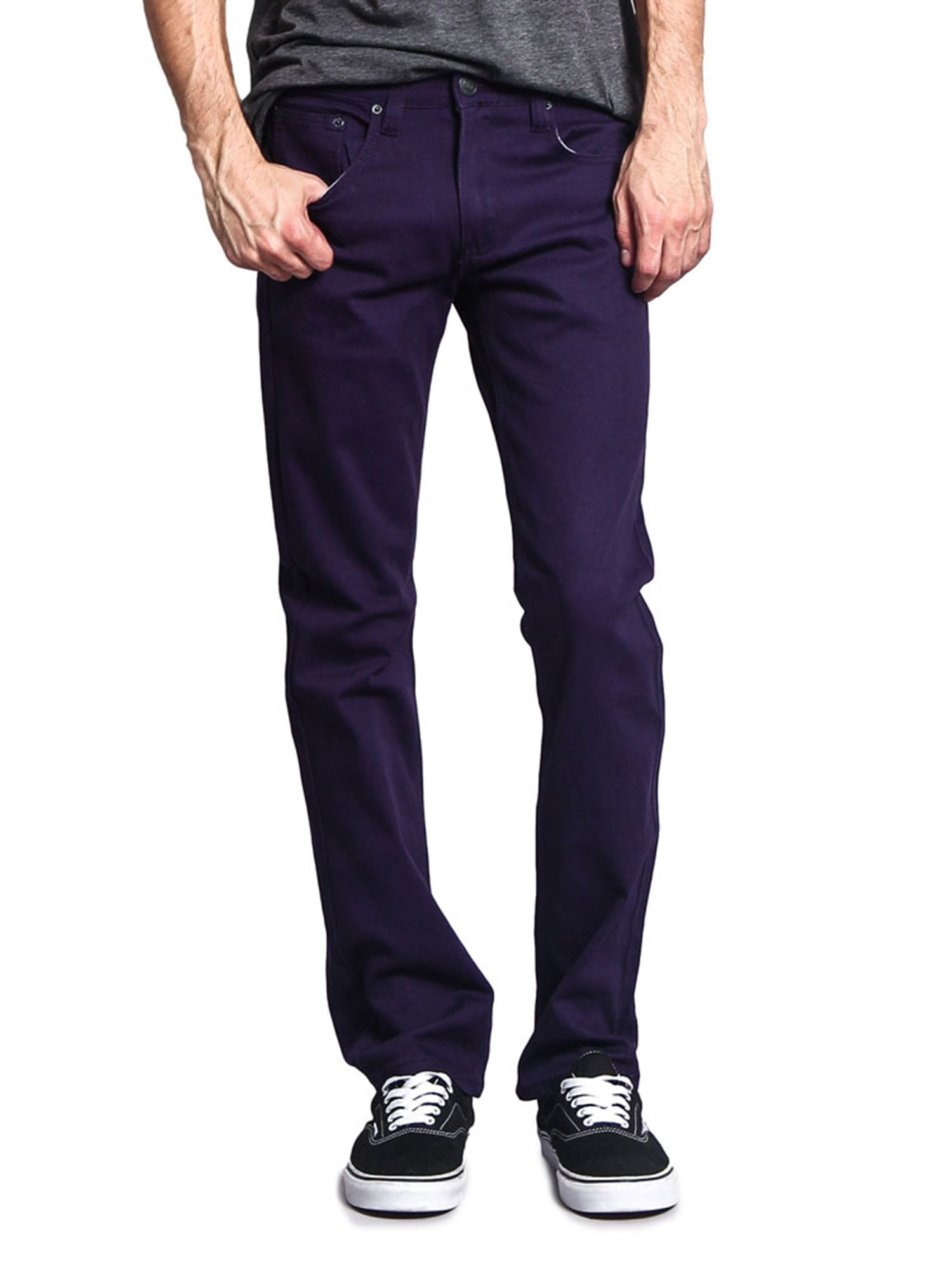 Victorious Mens Slim Fit Colored 