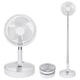 thumbnail image 1 of QUALORI Pedestal de ventilador plegable, ajustable, recargable, control remoto, silencioso, alrededor de 8 pulgadas, fresco, 1 of 5