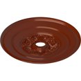 thumbnail image 3 of Ekena Millwork 26"OD x 3 1/8"ID x 1 1/2"P Traditional with Acanthus Leaves Ceiling Medallion (Fits Canopies up to 4 1/4"), Hand-Painted Firebrick, 3 of 5