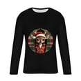 thumbnail image 4 of Visit the JURANMO Store Mens Big and Tall Christmas T Shirts Santa Graphic Long Sleeve Crew Neck Casual Tee Tops Fashion Holiday Party Tees Black XXL, 4 of 6