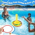 thumbnail image 2 of Juego Hiboom para lanzar anillos de billar con base de 20 cm y anillos de 7,5 pulgadas, 2 of 7