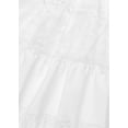 thumbnail image 4 of Forever 21 Tiered Lace Maxi Skirt, Color-White, Size-S, 4 of 5