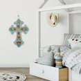 thumbnail image 4 of Cuadros Decorativos DIY diamante pintura Cruz colgante mosaico colgante pared hogar decoraciones regalos Ehuebsd  Nuevos Originales, 4 of 5