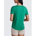 thumbnail image 2 of CRZ YOGA Pima Cotton Crewneck T-Shirts for Women Workout Casual Yoga Athletic Short Sleeve Shirts Soft Tops, 2 of 4