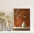 thumbnail image 2 of Qisvanset 12x16 Inch Mid Century Vase Botanical Canvas Wall Art, Modern Floral Ready To Hang Home Wall Decor, 2 of 8