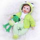 thumbnail image 3 of Muñeca Reborn Decdeal Traje de Rana Verde 22 Pulgadas, 3 of 8