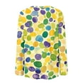 thumbnail image 6 of Lumtrix Mardi Gras Shirt for Women Mask Graphic Print Top Crewneck Mardi Carnival Party Shirts Long Sleeve Casual Loose Pullover Tunic Yellow L, 6 of 6