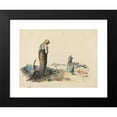 thumbnail image 2 of Jean-Louis Forain 18x14 Black Modern Framed Museum Art Print Titled - Hairy and Prisoner (C. 1914-1919), 2 of 5