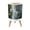 Color 1, variant on Small Trash Can with Lid Bears Silhouette Forest Vintage Pine Trees 1.8 Gallon Dog Proof Trash Can Round Garbage Can Waste Bin Wastebasket for Bathroom Bedroom Living Room