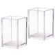 thumbnail image 2 of 2 Pcs Desk Pen Holder Pencil Holder Pot Plastic Pen Storage Pot Stationery Storage Basket, 2 of 3