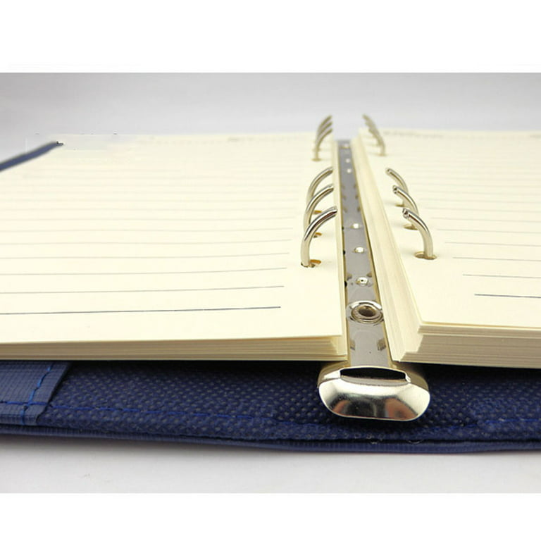 A7 Pu Leather Pocket Notebook Loose-leaf Binder Journal Diary