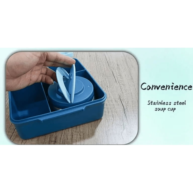 Bento Enfants Adultes Pique-nique Wotplay 1300ml Lunchbox Avec 5 Compartiments, Anti-Fuite Lunch Box Anti-fuite école Travail Bento Enfants Adultes Pique-nique Wotplay 1300ml Lunchbox Avec 5 Compartiments, Anti-Fuite Lunch Box Anti-fuite école Travail