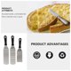 thumbnail image 4 of unbranded 3Ud De Palas Para Hornear Pizza Y Pasteles De Acero Inoxidable Negro Para Cocina, 4 of 8
