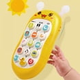 thumbnail image 3 of Baby Cell Phone Toy with Removable Teether Case, Light up, Music & Adjustable Volume Kids Play & Learn Fake Phone for Infant & Toddler, Preschool Birthday Gift for Girl Boy 18+ Months, 3 of 7