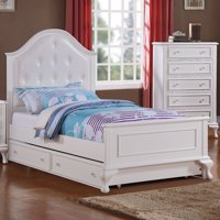 Picket House Furnishings Jesse Upholstered Panel Bed - White