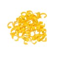 thumbnail image 1 of Chicken Leg Rings, Chicken Identification Leg Bands Plastic Recycled 6 Slots Yellow  For Chicken, 1 of 8