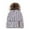 Light Gray, variant on Warm Windproof Hat Women's Knit Thicken Wool Solid Fashion Cap Baseball Caps Womens