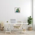 thumbnail image 3 of Stupell Industries Bird with Forest Nature Animals & Insects Painting Gray Framed Art Print Wall Art, 17 x 17, 3 of 9