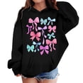 thumbnail image 2 of Wxolcjlv Toddler Girls Soft Hooded Sweatshirt Casual Long Sleeve Playground Pullover Top, Sizes 2-13, 2 of 4