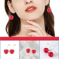 thumbnail image 1 of Fiudx Pendientes En Forma de Corazón, Elegante Diseño de Aleación de Oro, Peso Ligero de 14,5 G para Mayor Comodidad, Longitud de 4,5 Cm, Perfectos para El Día a Día, Accesorio Elegante para Mujer, O, 1 of 4