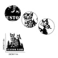 thumbnail image 5 of Custom House Sign Door Plaque Cat Animal Name Plate Customizable Address Sign Wall Decor, 5 of 6