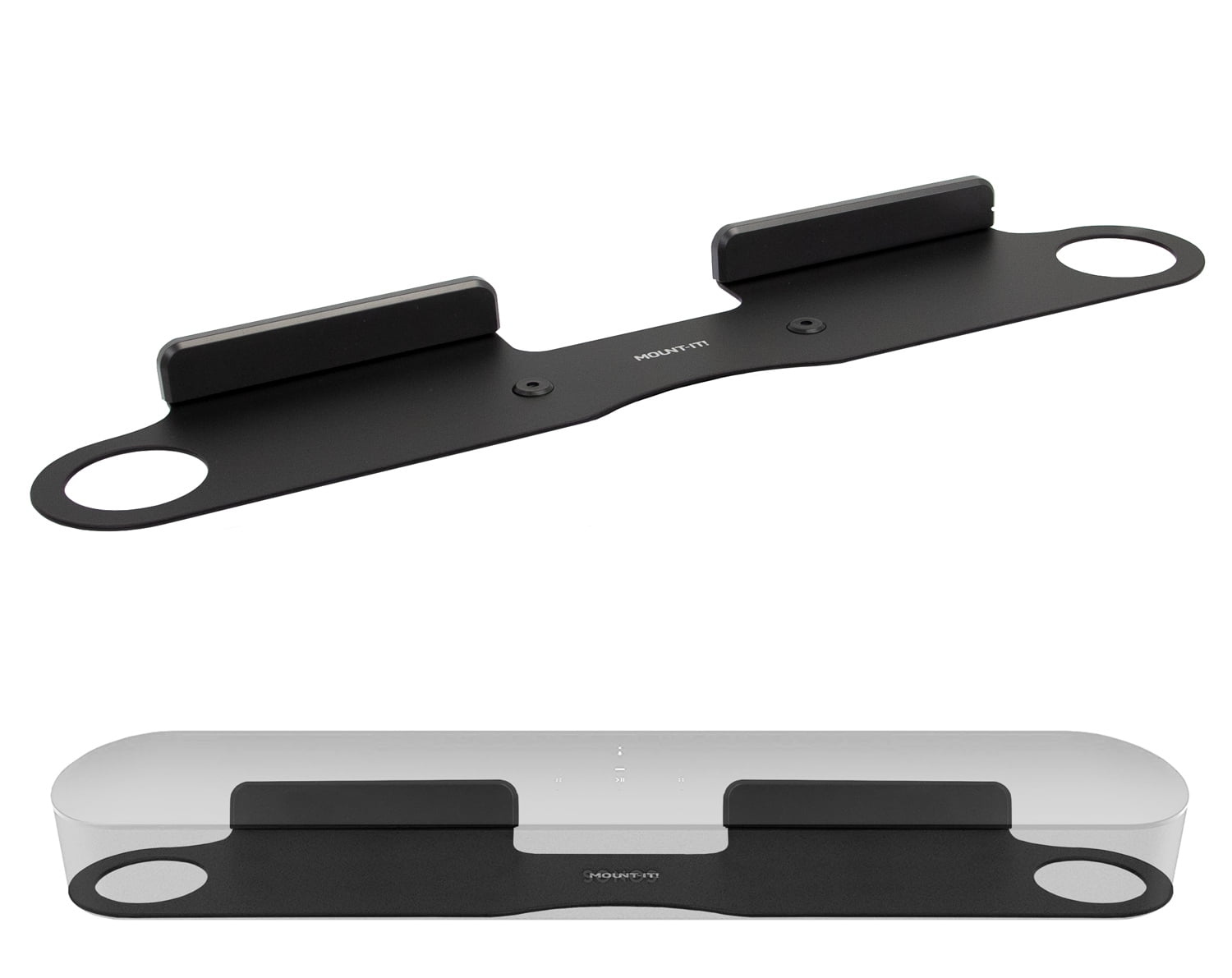 White Sonos Wall Mount for all-new Sonos Beam Sound Bar Easy to install Speaker Wallmount Kit