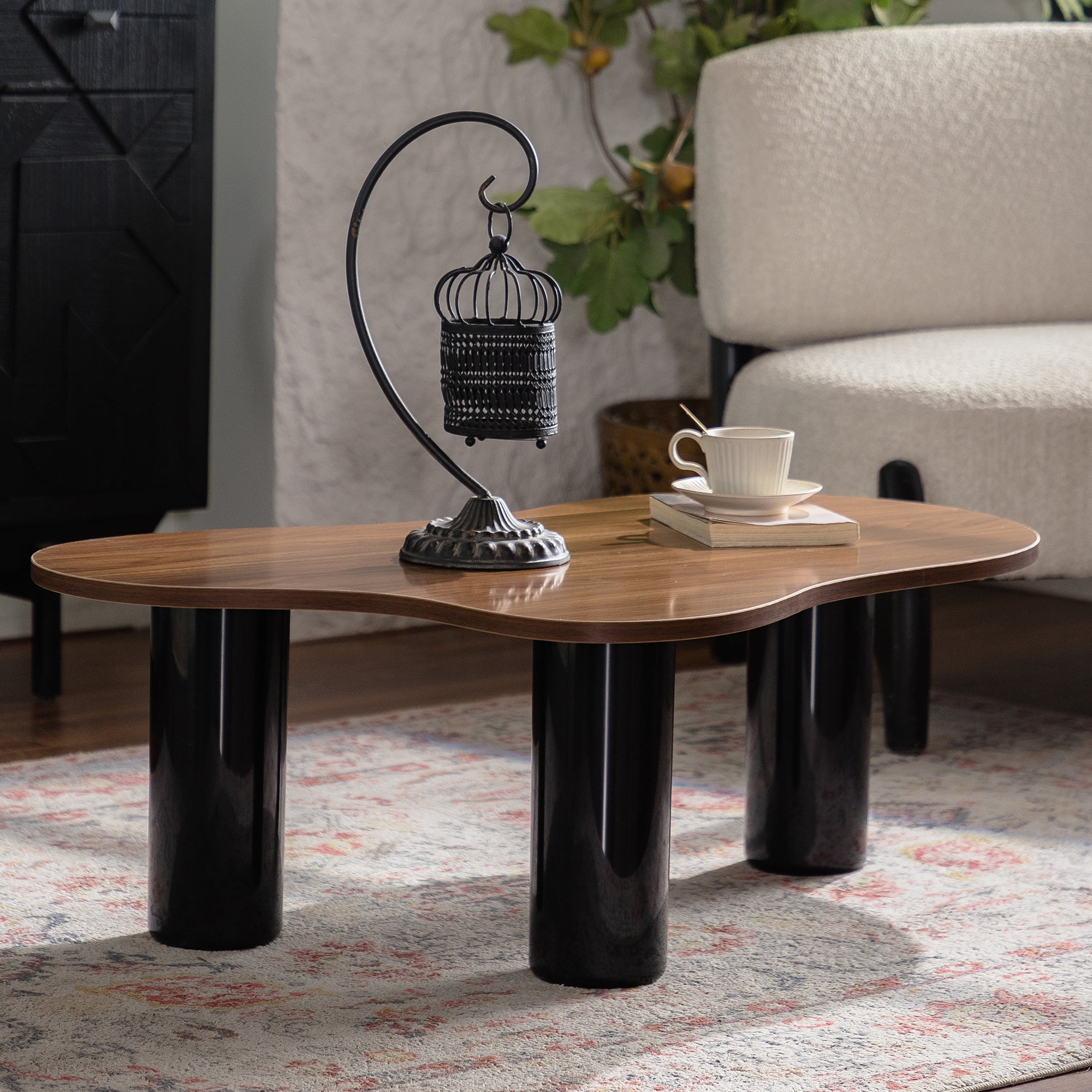 Leumius Cloud Coffee Table Modern Colour Combination Coffee Table Coffee Table for Living Room Apartment Easy Assembly