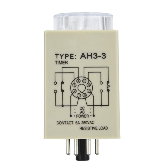 30S DC12V DC24V AC110V AC220V 35mm Din-Rail 30s Delay Range Time Relay Timer Switch Mechanical Equipment To Delay Component For Industrial Automation System