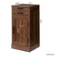 thumbnail image 7 of Modular Wine Bar Cabinet,Farmhouse Wine Bar Cabinet Buffet Cabinet & Sideboard Cupboard for Living,Dining Room,Walnut Brown, 7 of 7