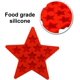 thumbnail image 3 of Molde para cubitos de hielo, bandeja para cubitos de hielo de cinco estrellas, molde antiadherente para hacer hielo, rojo, 3 of 4