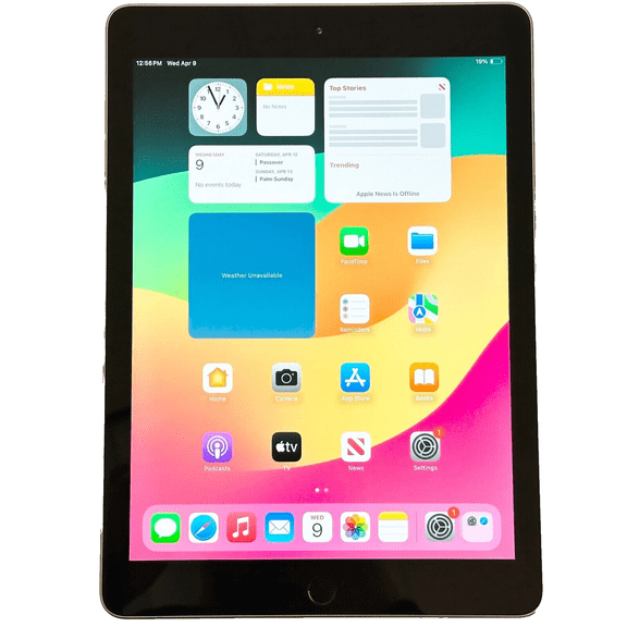 Pre-Owned Used Apple 9.7" iPad (6th Generation, 128GB, Wi-Fi Only, Space Grey)