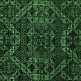 thumbnail image 1 of Ahgly Company Indoor Square Abstract Emerald Green Modern Area Rugs, 8' Square, 1 of 4
