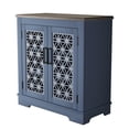 thumbnail image 4 of LIVILAND 30 in. Storage Sideboard Buffet Accent Cabinet - Navy Blue, 4 of 7