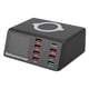 thumbnail image 3 of Cargador rápido USB de 100‑240V 5V 20A QC3.0 10W Cargadores inalámbricos de 8 puertos para teléfonos inteligentes, 3 of 8