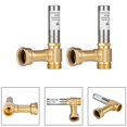 thumbnail image 7 of Stainless Steel Washing Machine Angle Water Hammer Arrester 3/4" Reduces Noise, 7 of 7