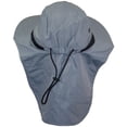 thumbnail image 3 of Stone Age Men/Women Wide Brim Summer Hat with Neck Flap (One Size) - Light Gray, 3 of 3