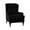 Black, variant on ATJIA 1 Piece Wingback Chair Covers Velvet Plush Wing Chair Slipcover Wing Back Chair Slipcovers Sofa Cover