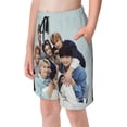 thumbnail image 2 of Stray Kids Boys Swim Trunks Quick Dry Swimwear Surfing Bathing Suit Drawstring Elastic Waist With Mesh Lining, 2 of 7