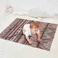 thumbnail image 2 of Multicolor Geometric Pattern Blanket,Comfortable Soft Flannel Throw Blanket,All Season,Warm Lightweight Blankets for Sofa Bed Couch Living Room Chair,30"x40", 2 of 4