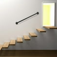 thumbnail image 4 of 3Ft Wall-Mounted Handrail Stairs Metal Railing Indoor Outdoor Wall Balustrade, 4 of 13