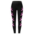 thumbnail image 3 of Wovix Ladies' Leggings Cancer Prevention Leggings High Waist Tights Lifting Yoga Pants Daily Pants, 3 of 4
