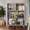 thumbnail image 3 of Librero York Color Rovere Blanco caqui, 3 of 8
