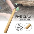 thumbnail image 5 of Garden Claw Rake,five-claw Garden Rake,carbon Steel Loose Soil Rake,handheld Claw Rake,small Sho V El Rake,hand Tool Garden Rake For Soil Leaves Culti, 5 of 5