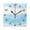 Black, variant on 7.78in Modern Waves Pattern Square Wall and Table Clock Dual Use Vintage Design in Black or Gold