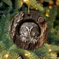 thumbnail image 5 of DefiDgd Christmas Animal Ornaments for Christmas Tree,Owl in The Holls Decorations for Garden Trees and Home Parties Christmas Gifts(E), 5 of 9