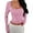 Pink, variant on EDFBUYKRS Womens Long Sleeve Shirts Dressy Casual Floral Blouses Loose Tunic Tops for Fall Winter Spring S