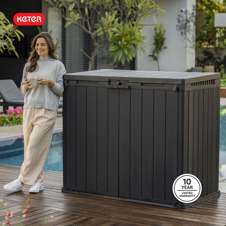 Keter Darwin 240L Store-It-Out, Compact & Portable Resin Outdoor
