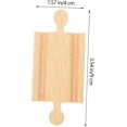 thumbnail image 2 of Wooden Railway Track 8pcs Train Track Accessories Children's Trains for Bulk for Wooden Train Track Adapter Brio Train Accessories Wooden Train Tracks, 2 of 5